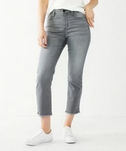 Petite Nine West Slimming Straight-Leg High-Waisted Crop Jeans Medium Wash 9 Petite Nine West Slimming Straight-Leg High-Waisted Crop Jeans Medium Wash -Nine West Shop unnamed file 1752