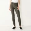 Petite Nine West Slim-Cut Ankle Pants Dark Camo
