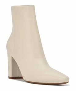 Nine West Dery 9x9 Women's Leather Ankle Boots Natrl Lthr -Nine West Shop unnamed file 1818