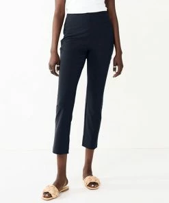 Petite Nine West Side Zip High-Waisted Skinny Ankle Pants Grey Tan Plaid -Nine West Shop unnamed file 1825