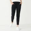 Women's Nine West Petite Relaxed Cropped Pants Mineral Black