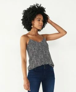 Women's Nine West V-Neck Layering Camisole Pink Floral -Nine West Shop unnamed file 1852