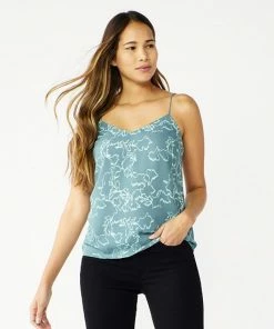 Women's Nine West V-Neck Layering Camisole Pink Floral -Nine West Shop unnamed file 1857