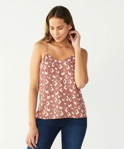 Women's Nine West V-Neck Layering Camisole Pink Floral -Nine West Shop unnamed file 1858