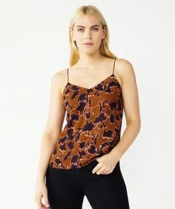 Women's Nine West V-Neck Layering Camisole Pink Floral -Nine West Shop unnamed file 1864