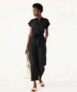 Women's Nine West Utility Jumpsuit Camelot Beige -Nine West Shop unnamed file 1872