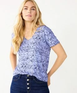 Women's Nine West Essential V-Neck Tee Sicily Tomato 29 Women's Nine West Essential V-Neck Tee Sicily Tomato -Nine West Shop unnamed file 188