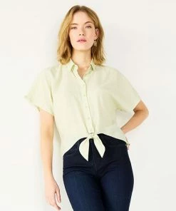 Women's Nine West Knot Front Dolman Sleeve Top Sicily Tomato -Nine West Shop unnamed file 1912