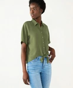 Women's Nine West Knot Front Dolman Sleeve Top Sicily Tomato -Nine West Shop unnamed file 1913