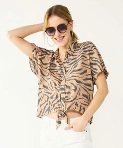 Women's Nine West Knot Front Dolman Sleeve Top Sicily Tomato -Nine West Shop unnamed file 1915