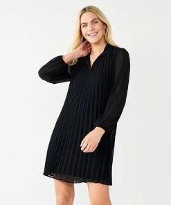 Petite Nine West Georgette Collar Pleated Dress Animal Spots -Nine West Shop unnamed file 1927