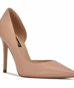 Nine West Folowe Women's Leather Dress Pumps Light Natural Leather -Nine West Shop unnamed file 1981