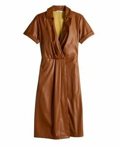 Women's Nine West Faux-Leather Midi Dress -Nine West Shop unnamed file 1991
