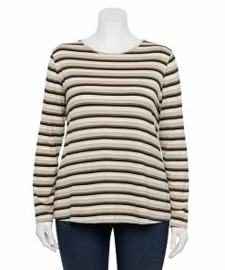 Plus Size Nine West Long Sleeve Crewneck Top Blue Animal -Nine West Shop unnamed file 2013