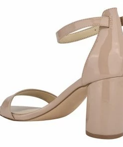 Nine West Sandy Women's Block Heel Sandals Medium Natural -Nine West Shop unnamed file 2049