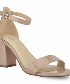 Nine West Sandy Women's Block Heel Sandals Medium Natural -Nine West Shop unnamed file 2054