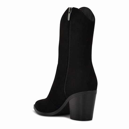 Nine West Wyla Women's Western Boots Black 4 Nine West Wyla Women's Western Boots Black - Image 4