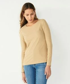 Women's Nine West Essential Soft-Spun Long Sleeve Crewneck Tee Black Animal -Nine West Shop unnamed file 209