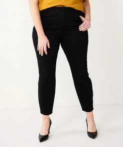 Plus Size Nine West Slimming Skinny Jeans Black -Nine West Shop unnamed file 2137