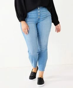 Plus Size Nine West Slimming Skinny Jeans Black -Nine West Shop unnamed file 2140