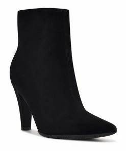 Nine West Cale 9x9 Women's Leather Ankle Boots Black Lthr -Nine West Shop unnamed file 2147