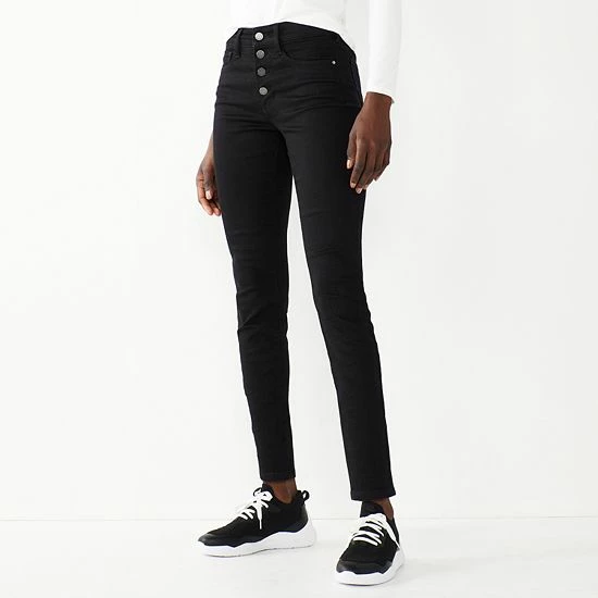 Petite Nine West Slimming Button-Fly Ankle Jeans Super Light Wash 1 Petite Nine West Slimming Button-Fly Ankle Jeans Super Light Wash