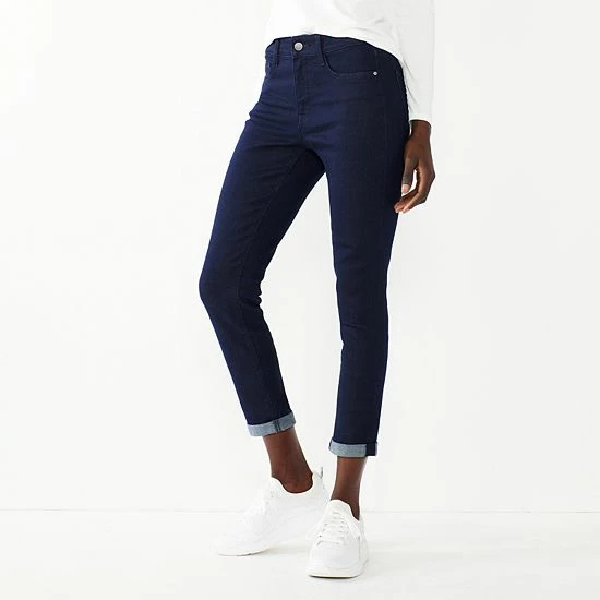Petite Nine West Slimming Button-Fly Ankle Jeans Super Light Wash 6 Petite Nine West Slimming Button-Fly Ankle Jeans Super Light Wash - Image 6