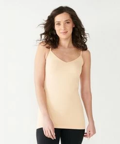 Petite Nine West Essential Seamless Reversible Cami Golden Honey -Nine West Shop unnamed file 2203