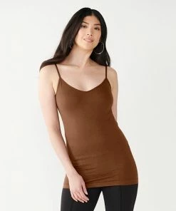 Petite Nine West Essential Seamless Reversible Cami Golden Honey -Nine West Shop unnamed file 2206