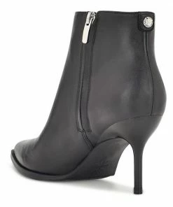 Nine West Jacks 9x9 Women's Leather Ankle Boots Cream Leather -Nine West Shop unnamed file 2252