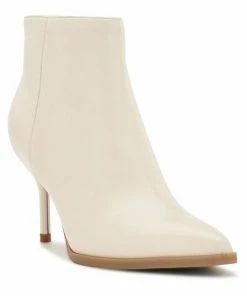 Nine West Jacks 9x9 Women's Leather Ankle Boots Cream Leather -Nine West Shop unnamed file 2253
