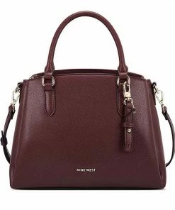 Nine West Tansy Jet Set Satchel Bag Merlot -Nine West Shop unnamed file 2283