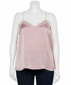 Plus Size Nine West V-Neck Camisole Kelly Lavender -Nine West Shop unnamed file 2300