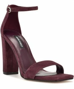 Nine West Marrie Women's Suede Dress Sandals Hunter Green Suede -Nine West Shop unnamed file 2332