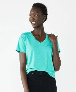 Petite Nine West Essential Short Sleeve V-Neck Tee Yellow Stripe 38 Petite Nine West Essential Short Sleeve V-Neck Tee Yellow Stripe -Nine West Shop unnamed file 2373