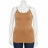 Plus Size Nine West Essential Seamless Reversible Cami Salted Caramel