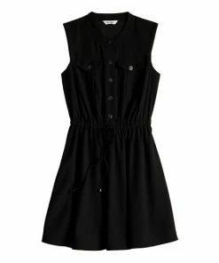 Women's Nine West Fit & Flare Sleeveless Utility Dress Mocha Frosting 8 Women's Nine West Fit & Flare Sleeveless Utility Dress Mocha Frosting -Nine West Shop unnamed file 2418