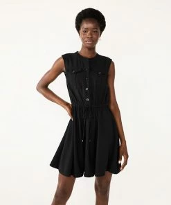 Women's Nine West Fit & Flare Sleeveless Utility Dress Mocha Frosting 11 Women's Nine West Fit & Flare Sleeveless Utility Dress Mocha Frosting -Nine West Shop unnamed file 2421