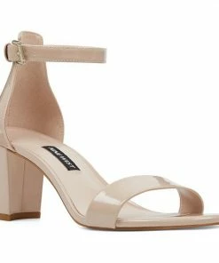 Nine West Pruce Women's High Heel Sandals Beige -Nine West Shop unnamed file 2425