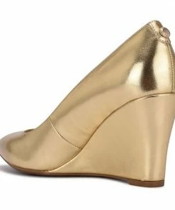Nine West Cal 9x9 Women's Leather Wedge Heels -Nine West Shop unnamed file 2437