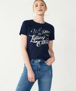 Women's Nine West Crewneck Graphic Tee Brave Floral -Nine West Shop unnamed file 2449