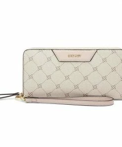 Nine West Astoria Zip Around Wristlet Mushroom Logo -Nine West Shop unnamed file 2505