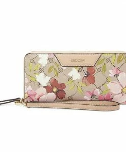 Nine West Astoria Zip Around Wristlet Mushroom Logo -Nine West Shop unnamed file 2506