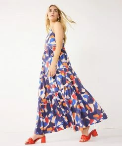 Women's Nine West Asymmetrical Tiered Maxi Dress Block Shapes Blue 6 Women's Nine West Asymmetrical Tiered Maxi Dress Block Shapes Blue -Nine West Shop unnamed file 2512