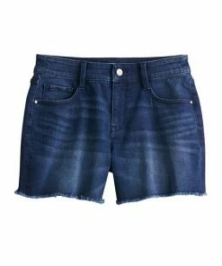 Women's Nine West Slimming Pocket Shorts Medium Wash -Nine West Shop unnamed file 2580