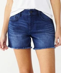 Women's Nine West Slimming Pocket Shorts Medium Wash -Nine West Shop unnamed file 2585