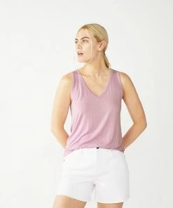 Women's Nine West Easy V-Neck Tank Light Blue Ikat -Nine West Shop unnamed file 2619