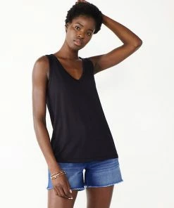 Women's Nine West Easy V-Neck Tank Light Blue Ikat -Nine West Shop unnamed file 2621