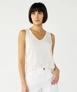 Women's Nine West Easy V-Neck Tank Light Blue Ikat -Nine West Shop unnamed file 2625