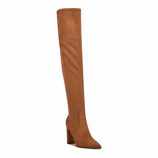 Nine West Daser Women's Thigh-High Boots Red 1 Nine West Daser Women's Thigh-High Boots Red